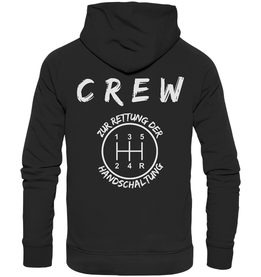 Crew Handschaltung - Organic Hoodie