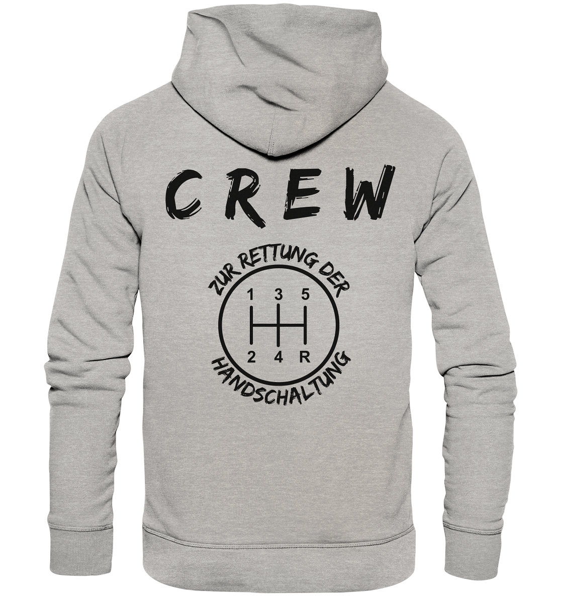 Crew Handschaltung - Organic Hoodie
