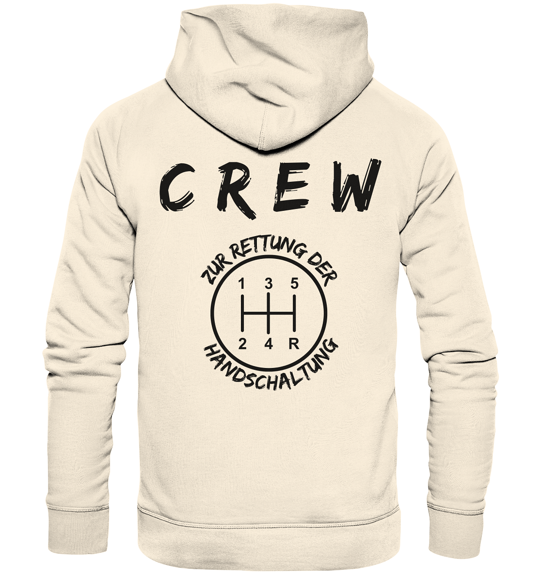 Crew Handschaltung - Organic Hoodie