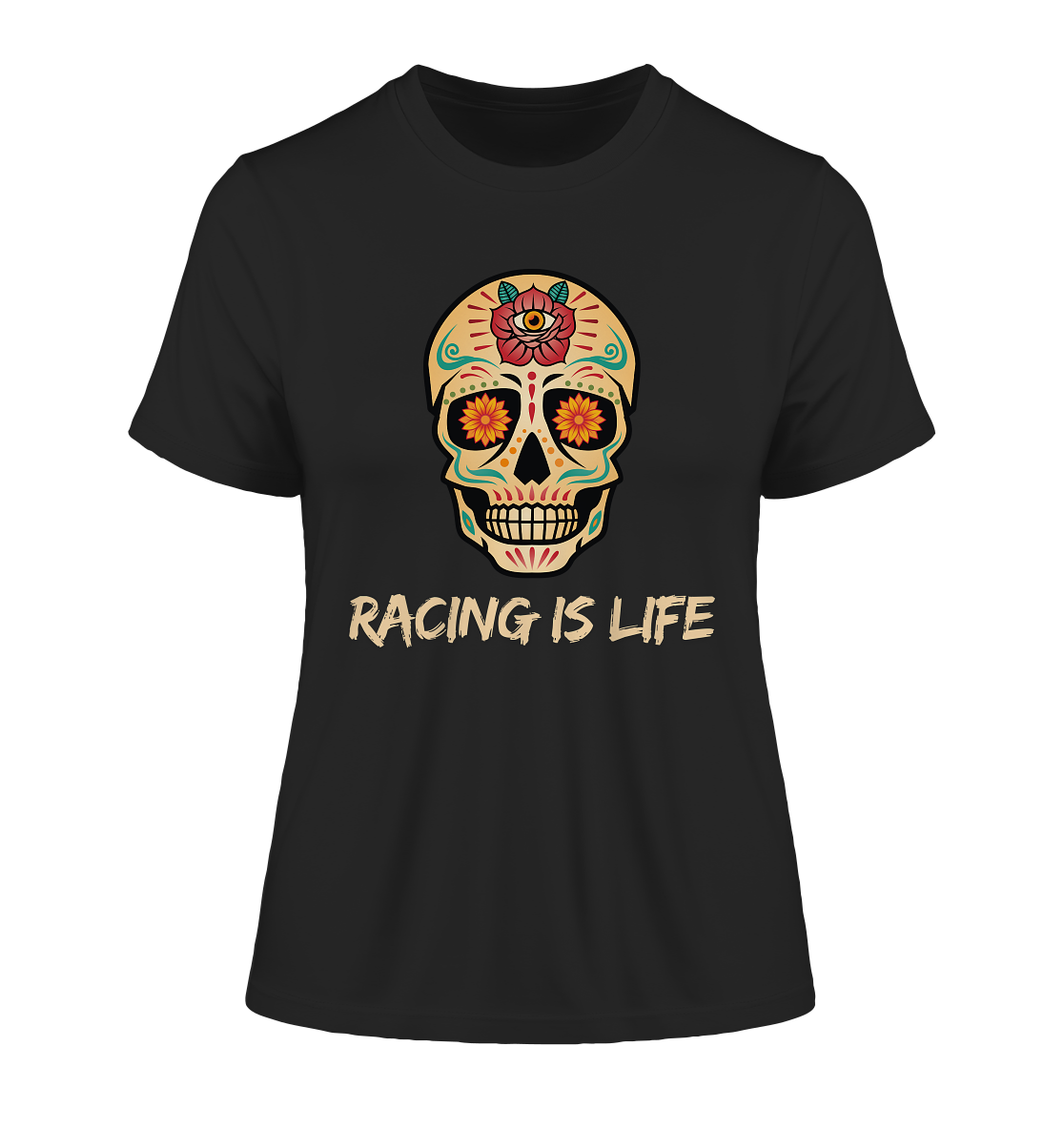 RACING IS LIFE - Fitted Ladies Organic Shirt