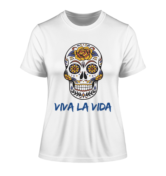 VIVA LA VIDA - Fitted Ladies Organic Shirt