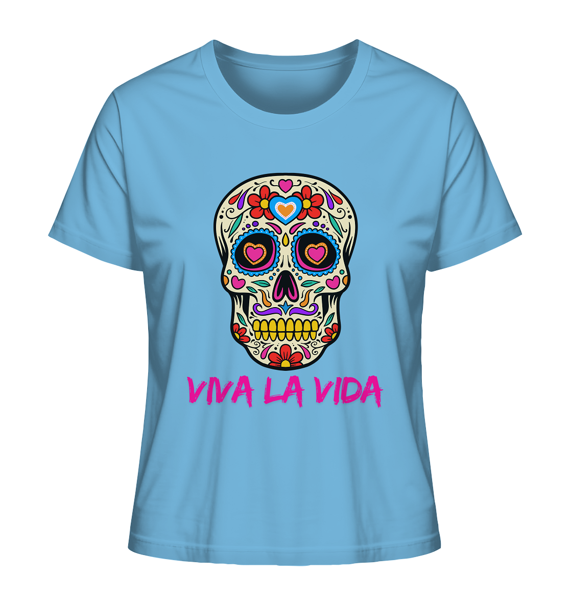 VIVA LA VIDA PINK - Ladies Organic Shirt