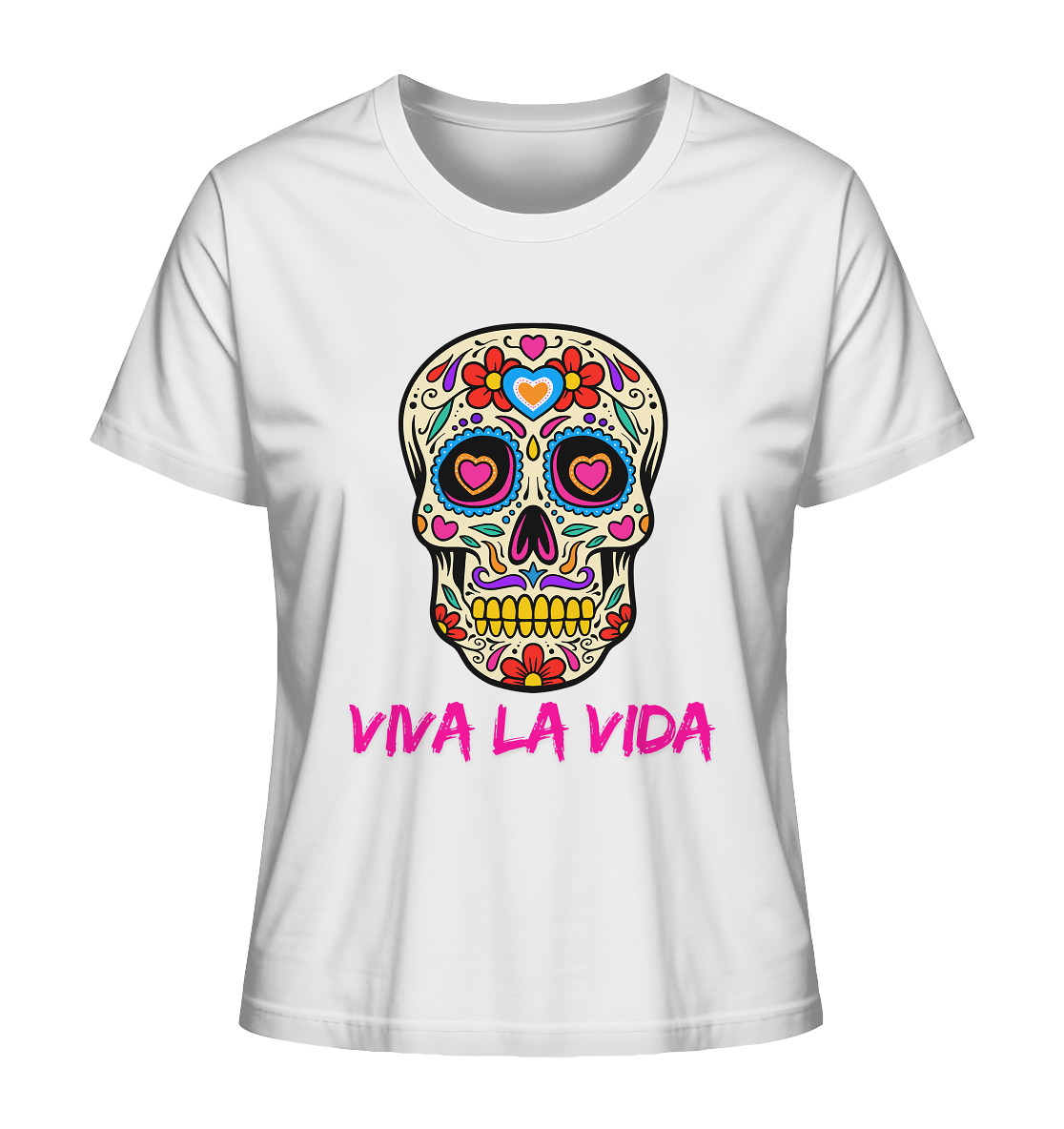 VIVA LA VIDA PINK - Ladies Organic Shirt