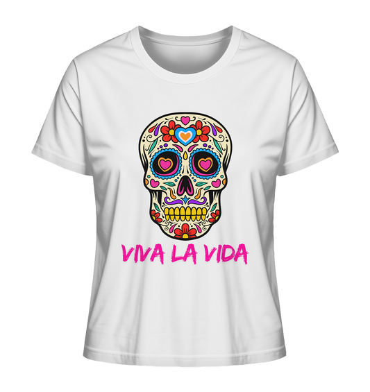 VIVA LA VIDA PINK - Ladies Organic Shirt