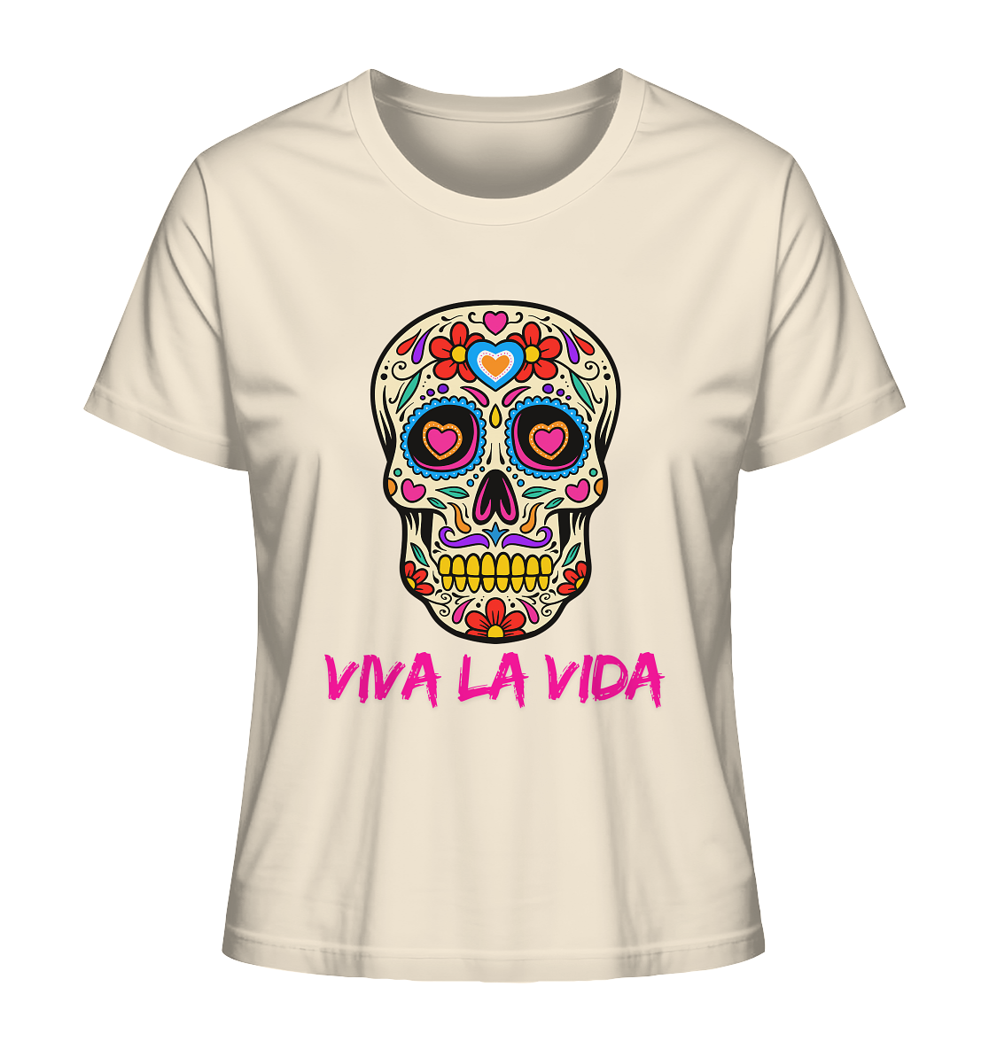 VIVA LA VIDA PINK - Ladies Organic Shirt