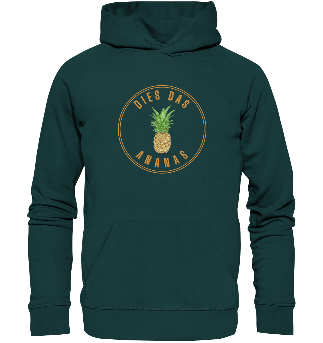 Dies Das Ananas - Organic Hoodie