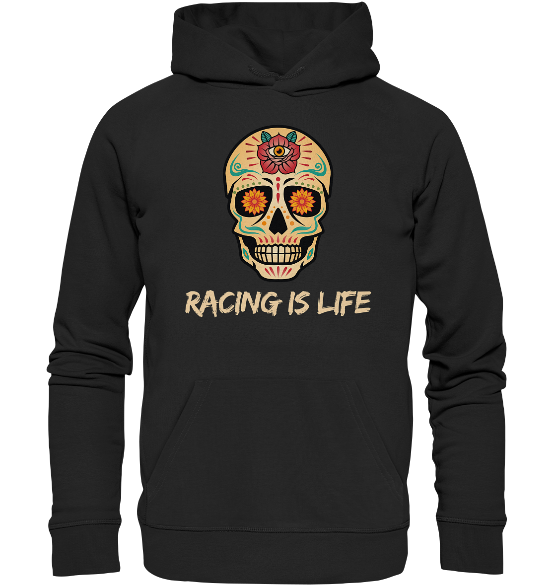 RACING IS LIFE - Organic Hoodie