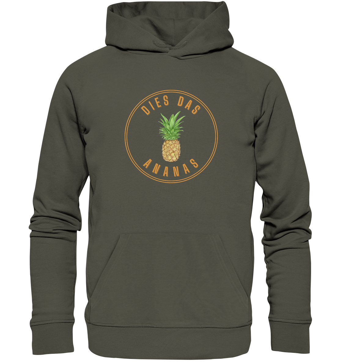 Dies Das Ananas - Organic Hoodie