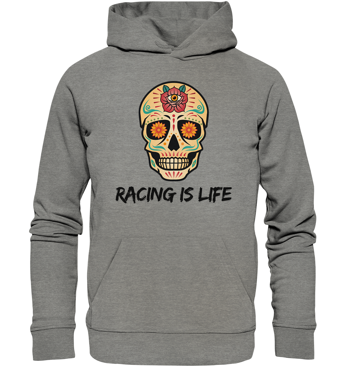 RACING IS LIFE - Organic Hoodie
