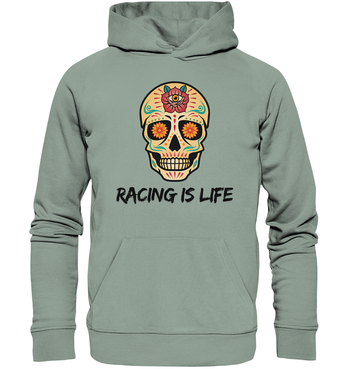 RACING IS LIFE - Organic Hoodie