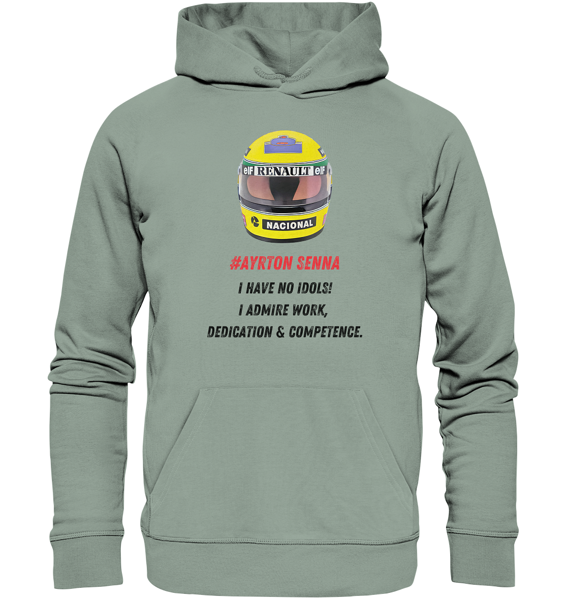 Ayrton Quote - Organic Hoodie