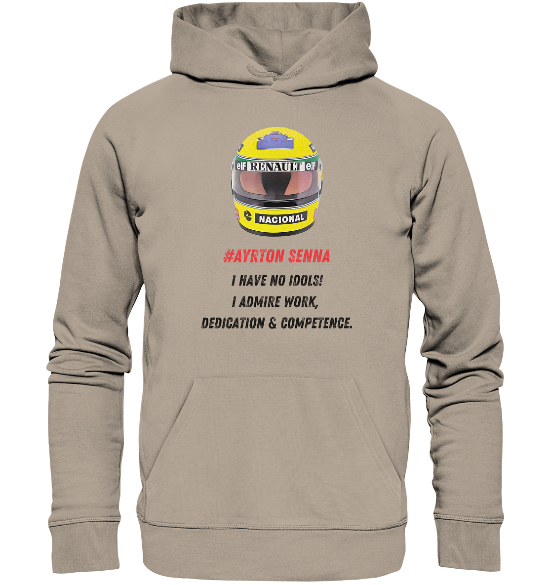 Ayrton Quote - Organic Hoodie