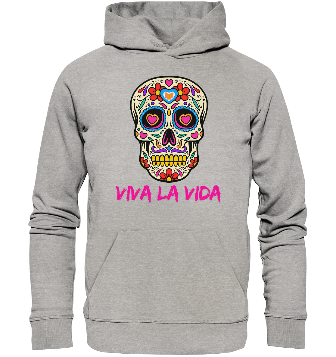 VIVA LA VIDA PINK  - Organic Hoodie