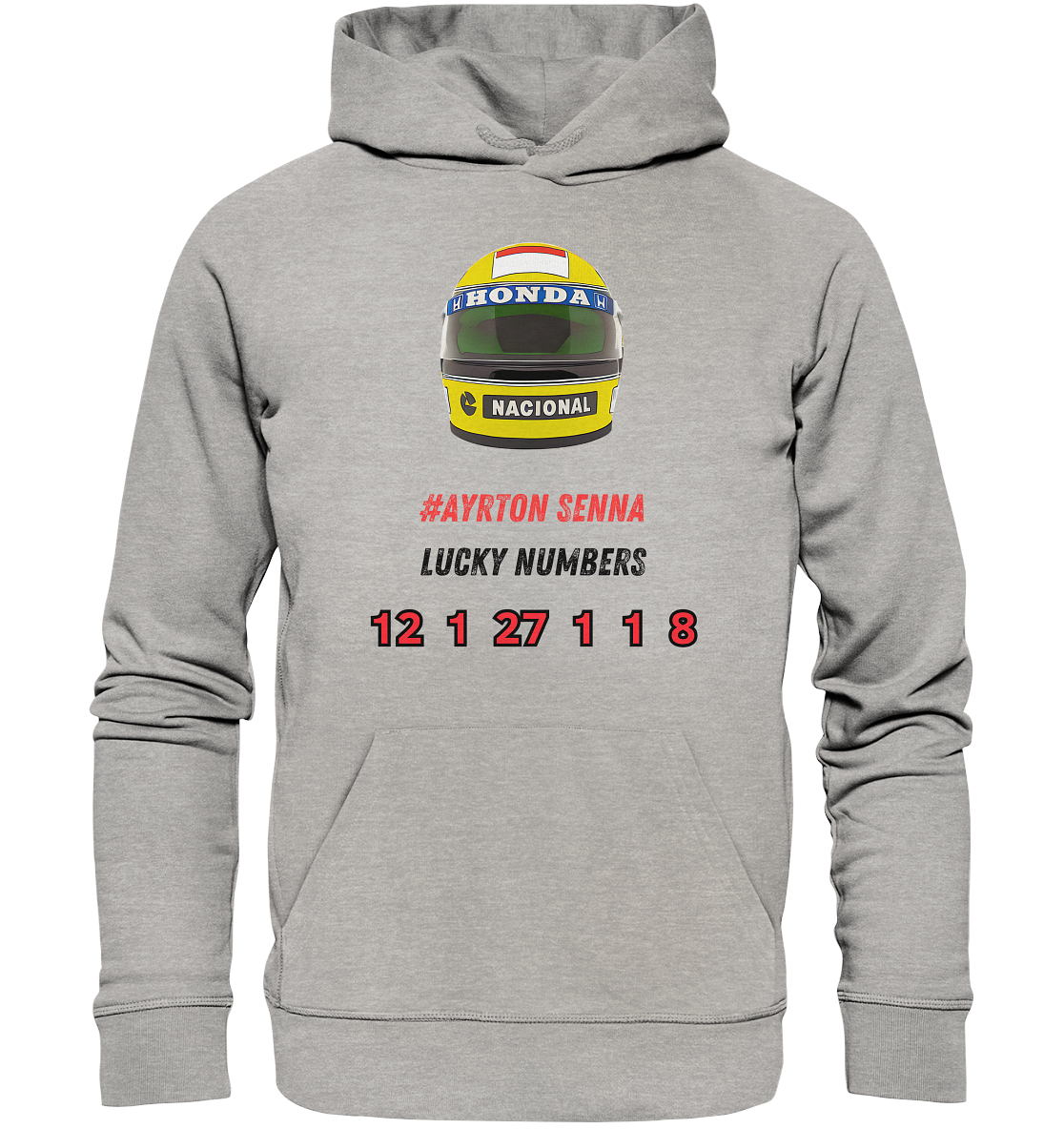 Ayrton Lucky Numbers - Organic Hoodie