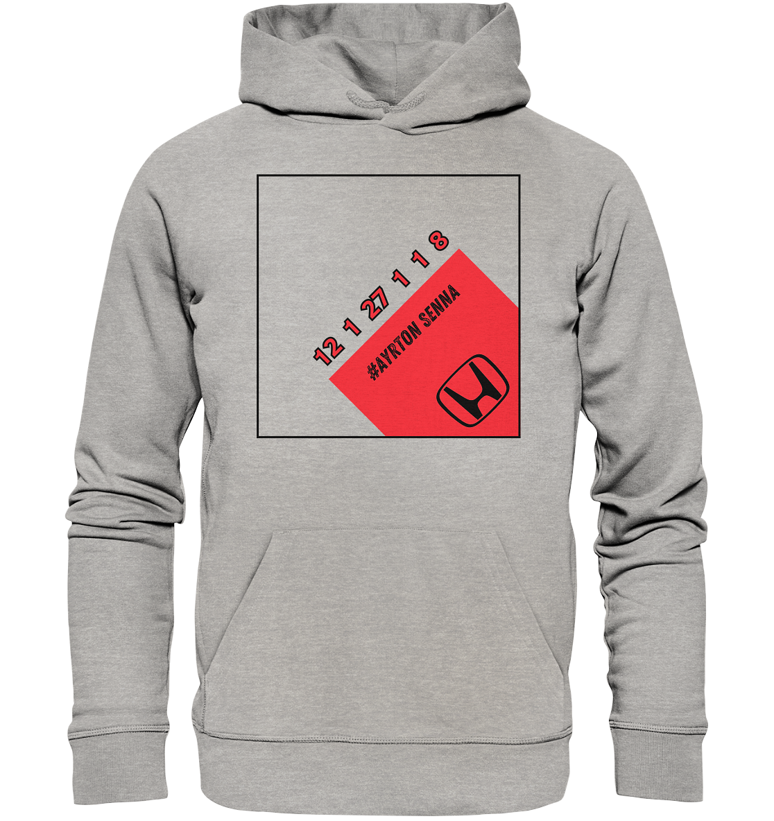 Ayrton Front Numbers - Organic Hoodie