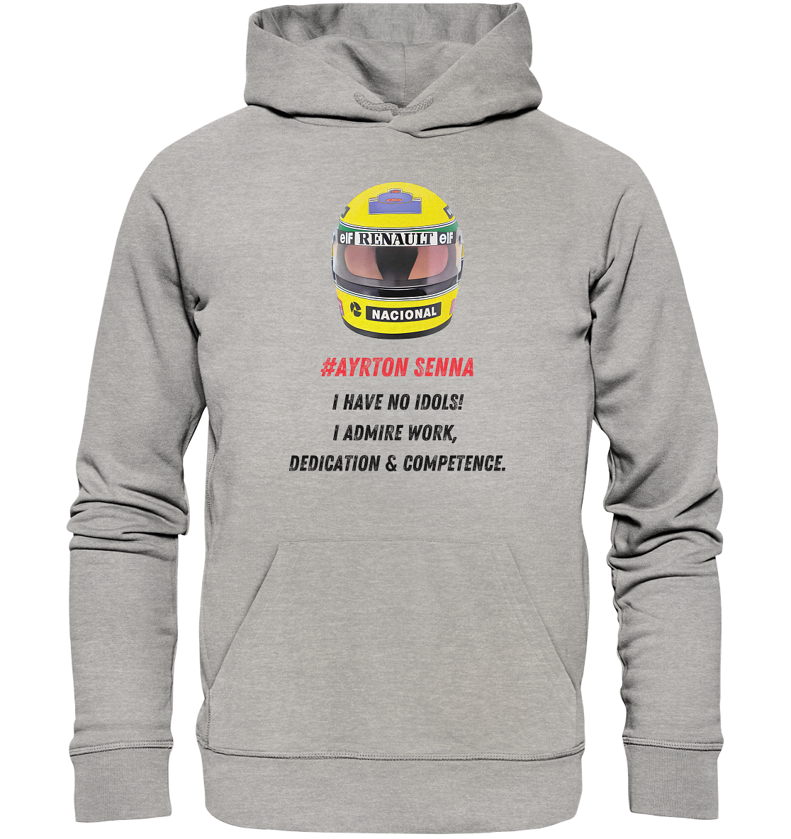 Ayrton Quote - Organic Hoodie