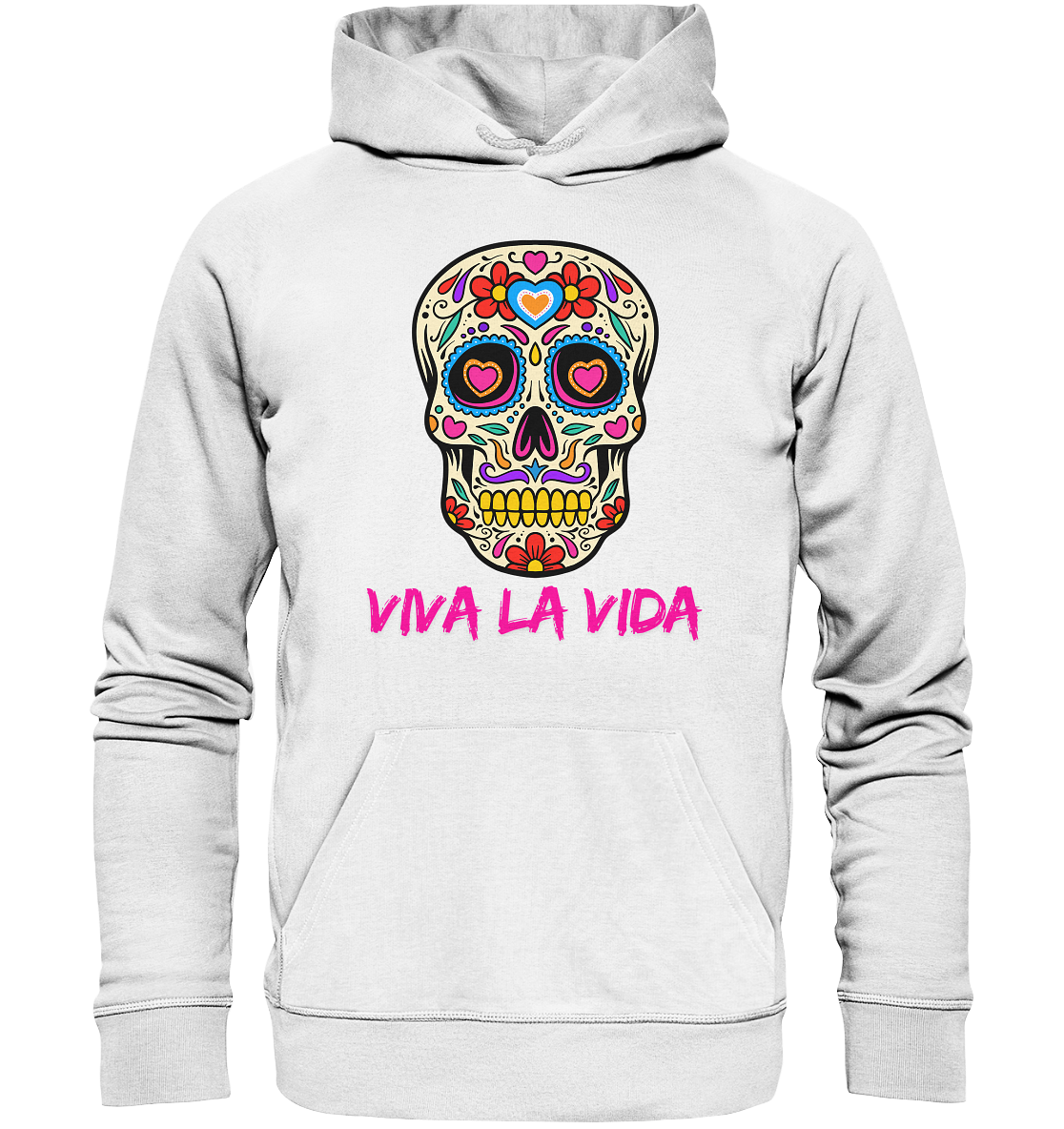 VIVA LA VIDA PINK  - Organic Hoodie