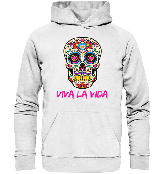 VIVA LA VIDA PINK  - Organic Hoodie