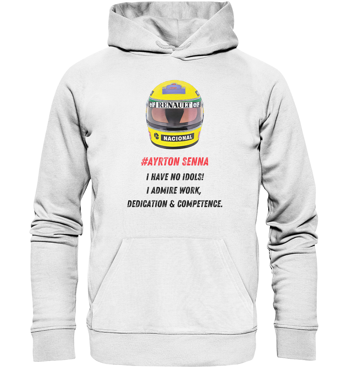 Ayrton Quote - Organic Hoodie
