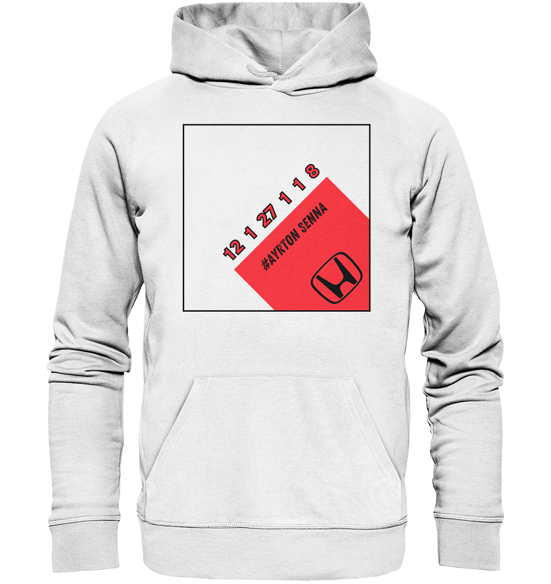 Ayrton Front Numbers - Organic Hoodie