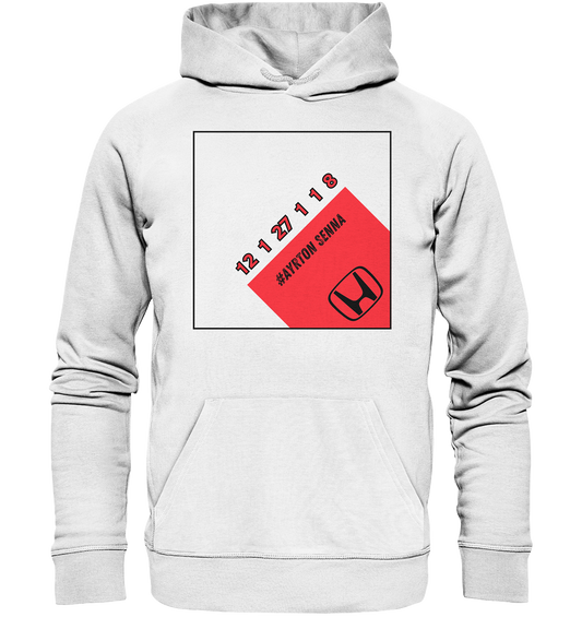 Ayrton Front Numbers - Organic Hoodie