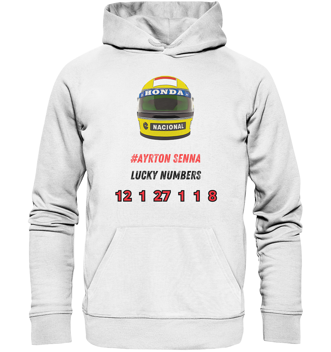 Ayrton Lucky Numbers - Organic Hoodie