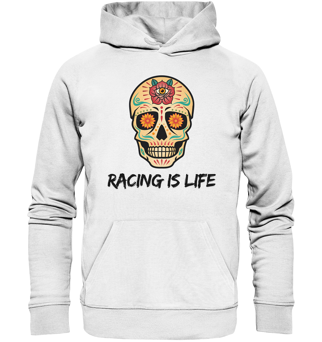RACING IS LIFE - Organic Hoodie