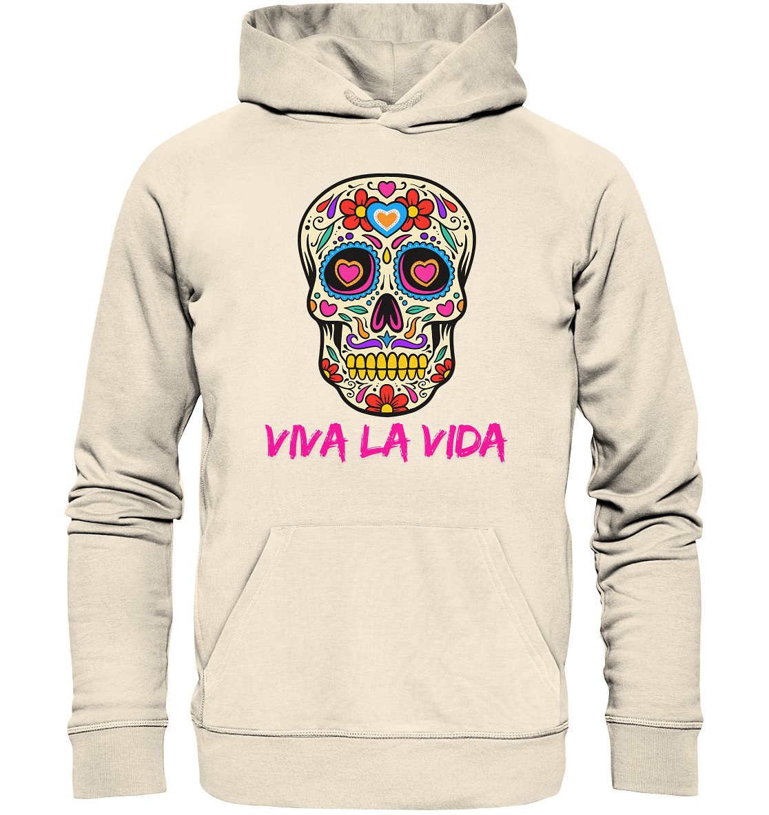 VIVA LA VIDA PINK  - Organic Hoodie