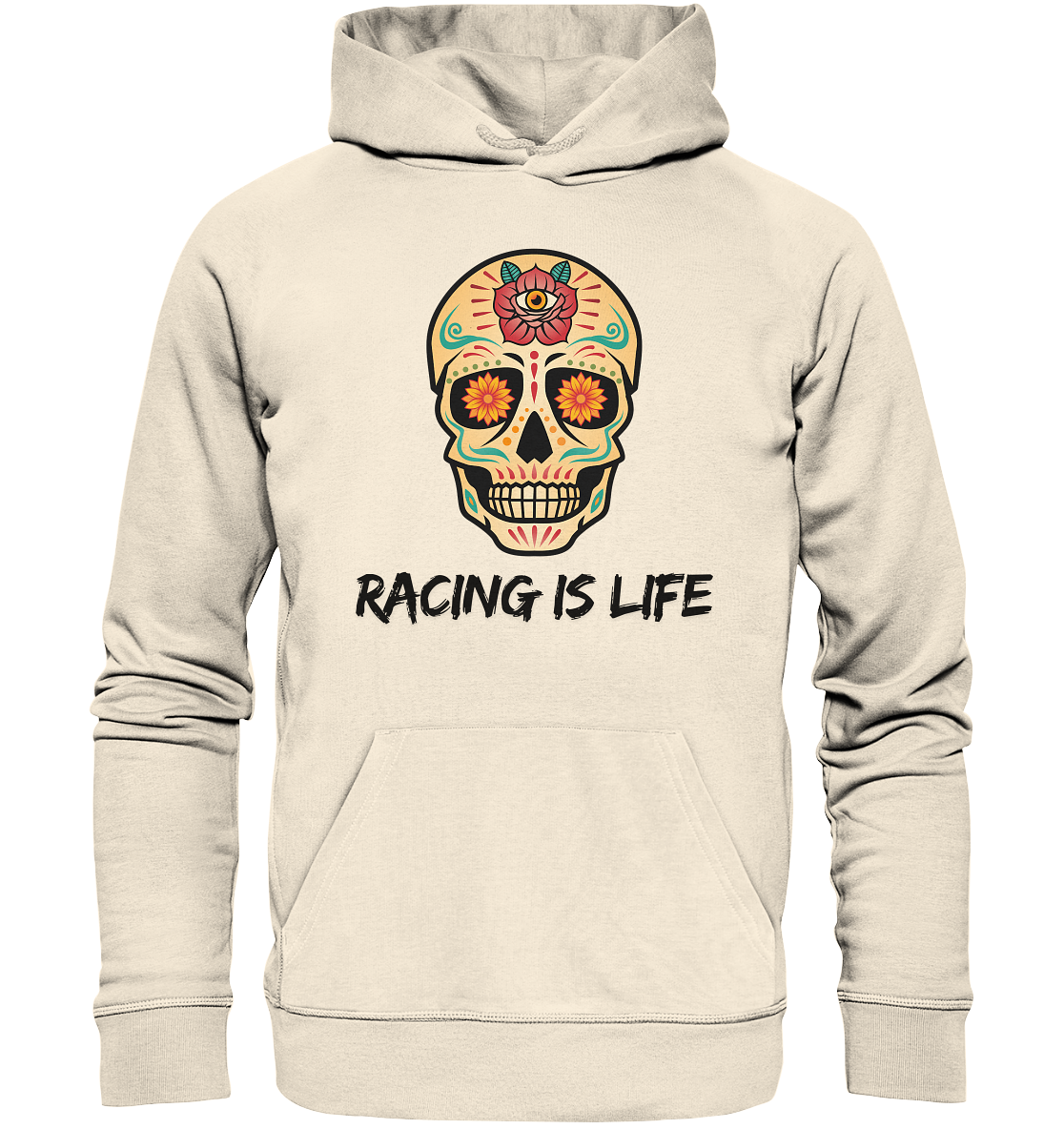RACING IS LIFE - Organic Hoodie