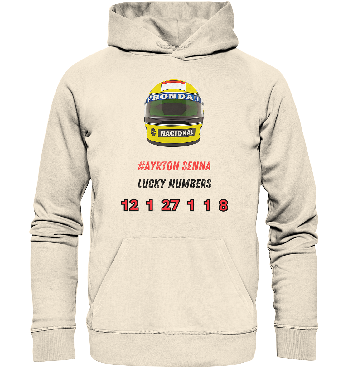 Ayrton Lucky Numbers - Organic Hoodie