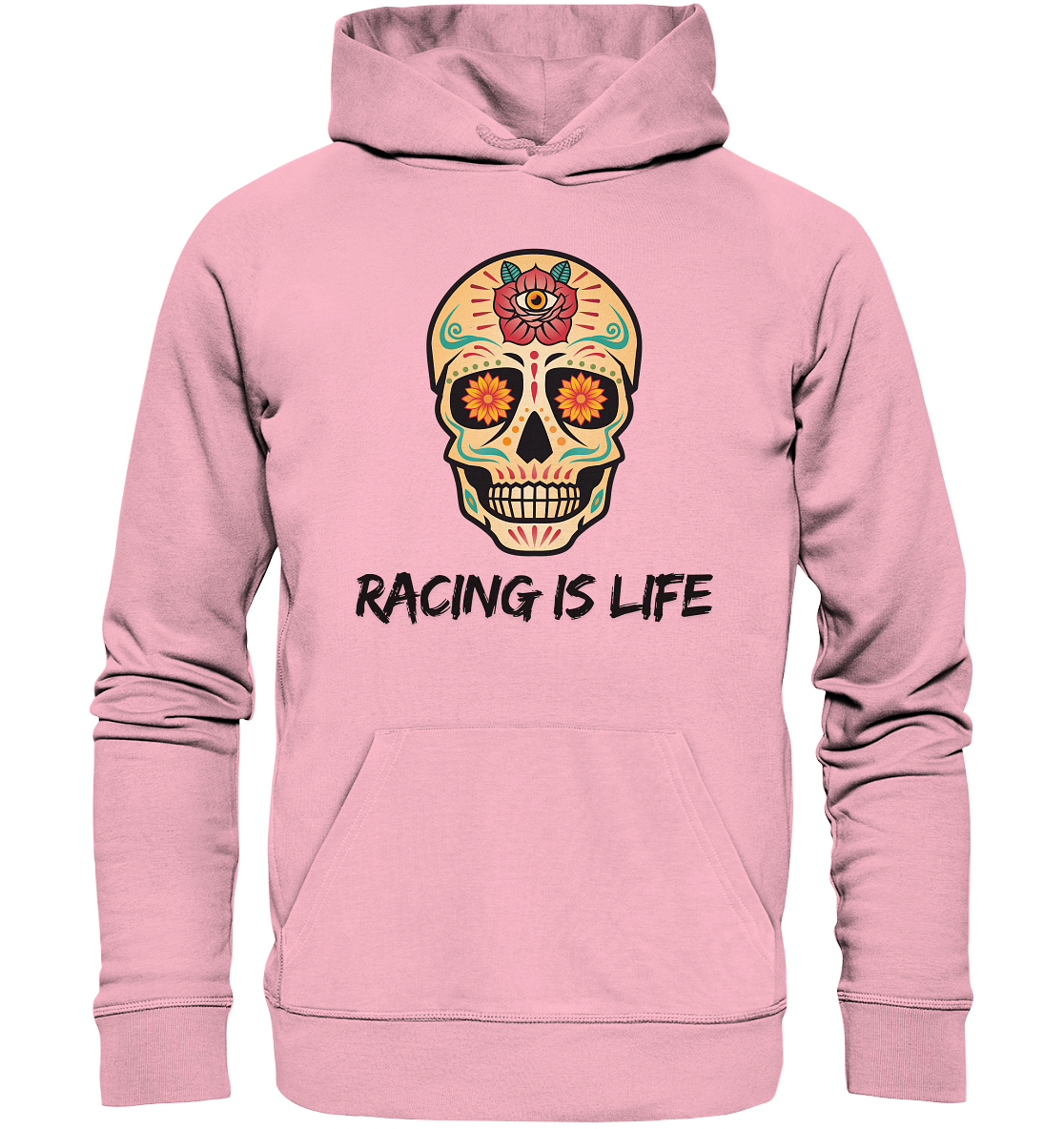 RACING IS LIFE - Organic Hoodie