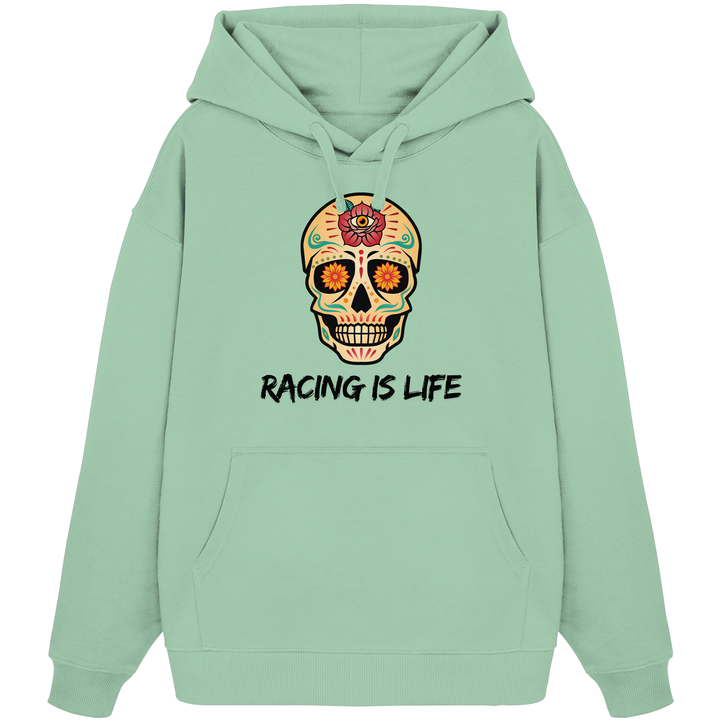 RACING IS LIFE - Organic Oversize Hoodie