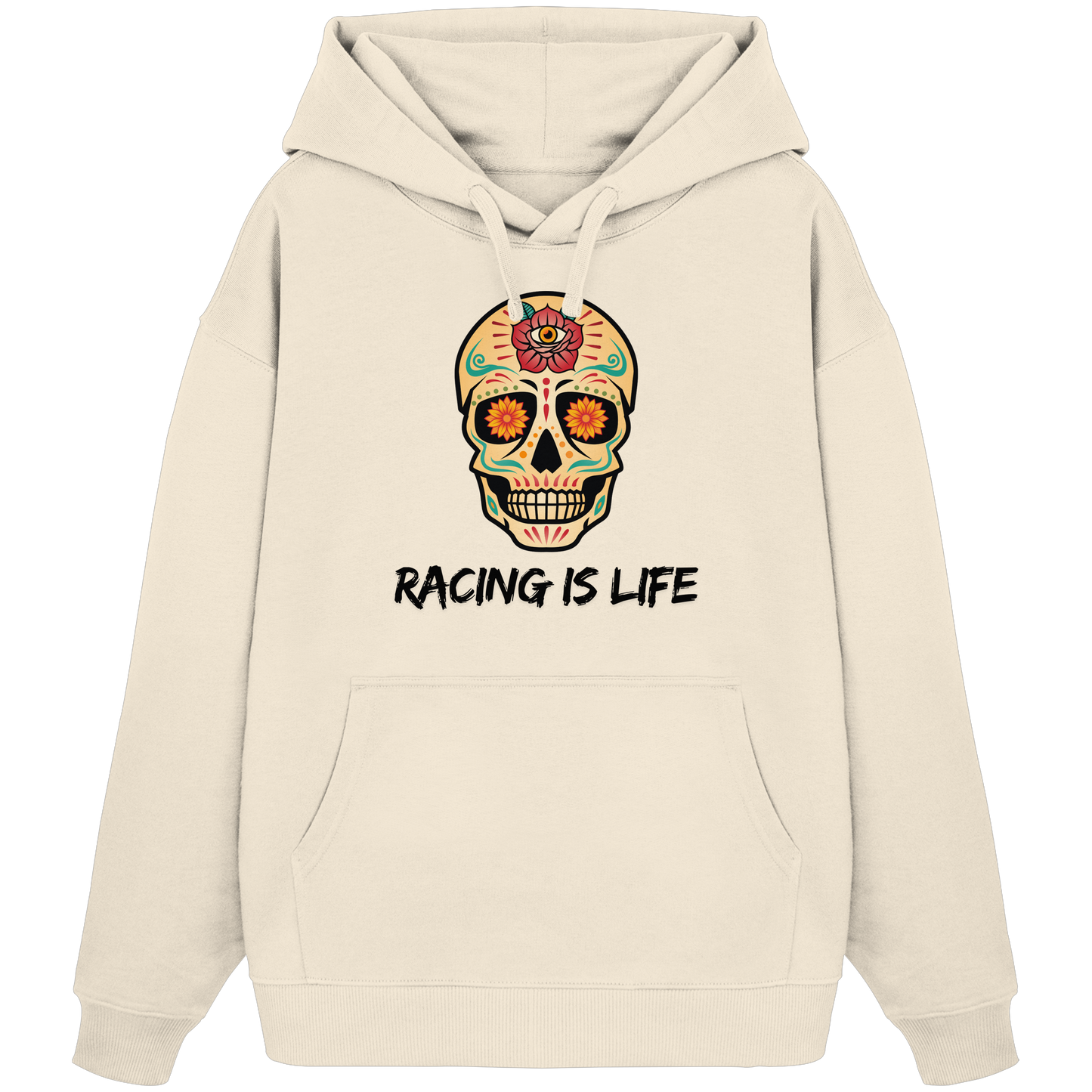 RACING IS LIFE - Organic Oversize Hoodie
