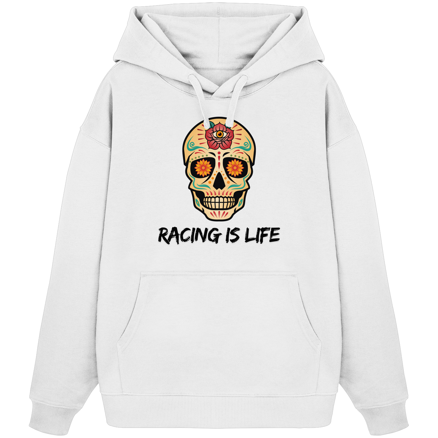 RACING IS LIFE - Organic Oversize Hoodie