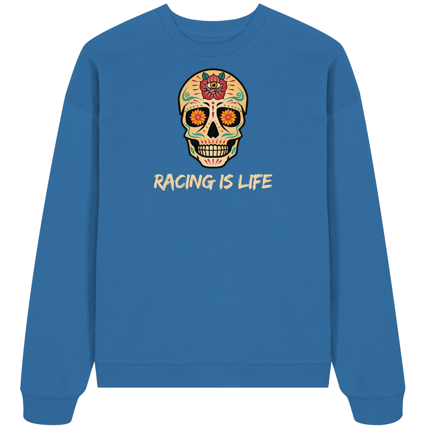 RACING IS LIFE - Organic Oversize Sweatshirt