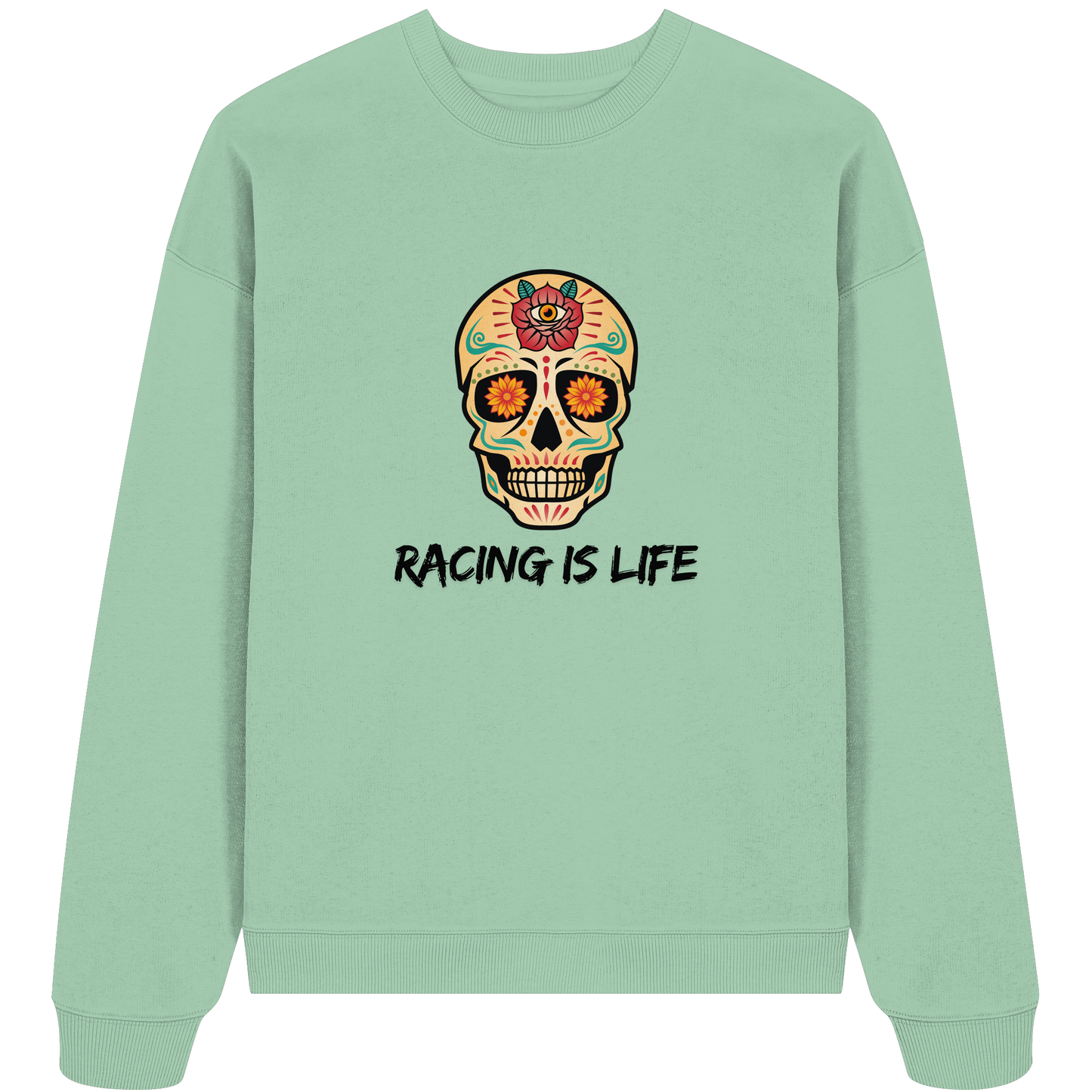 RACING IS LIFE - Organic Oversize Sweatshirt
