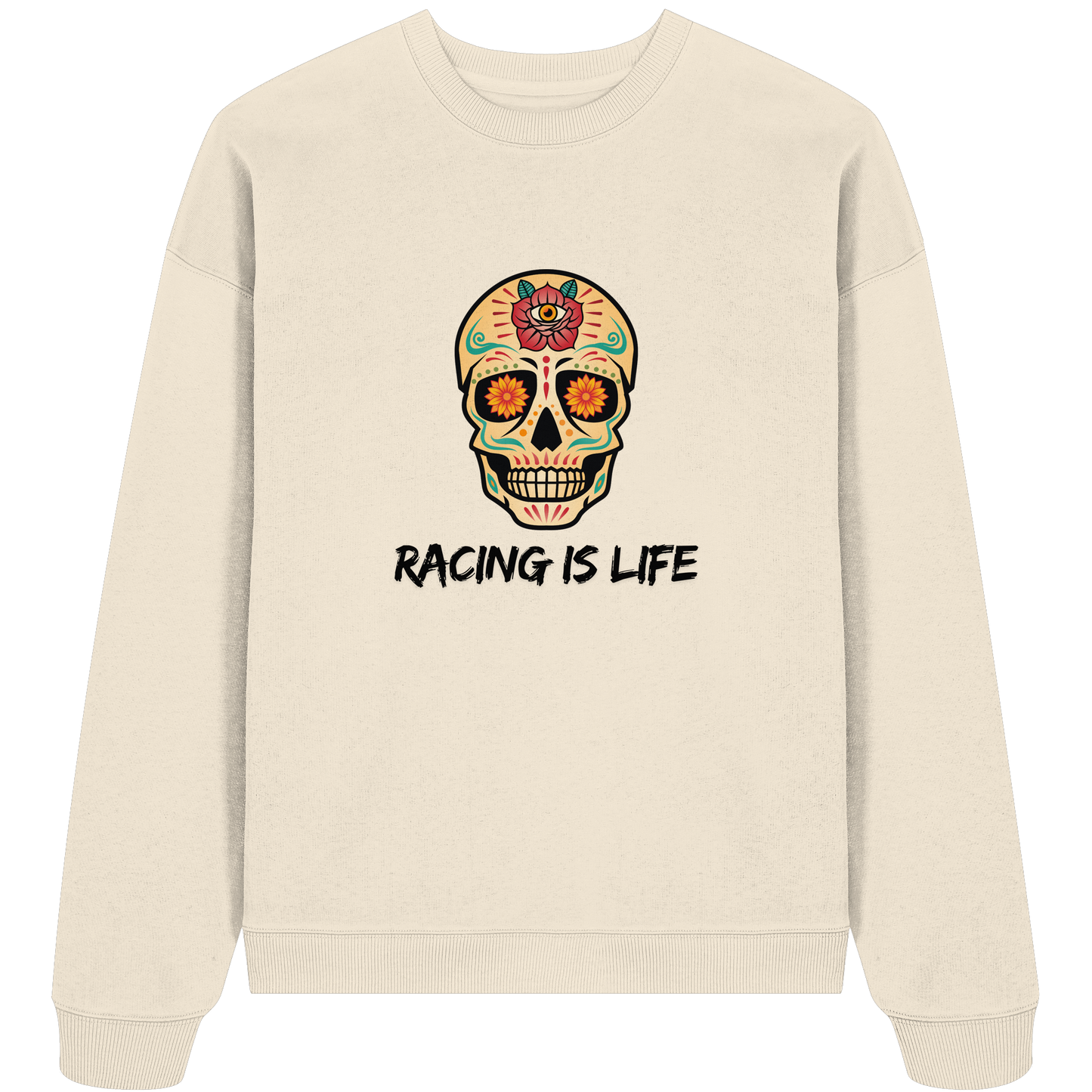 RACING IS LIFE - Organic Oversize Sweatshirt
