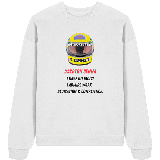 Ayrton Quote - Organic Oversize Sweatshirt