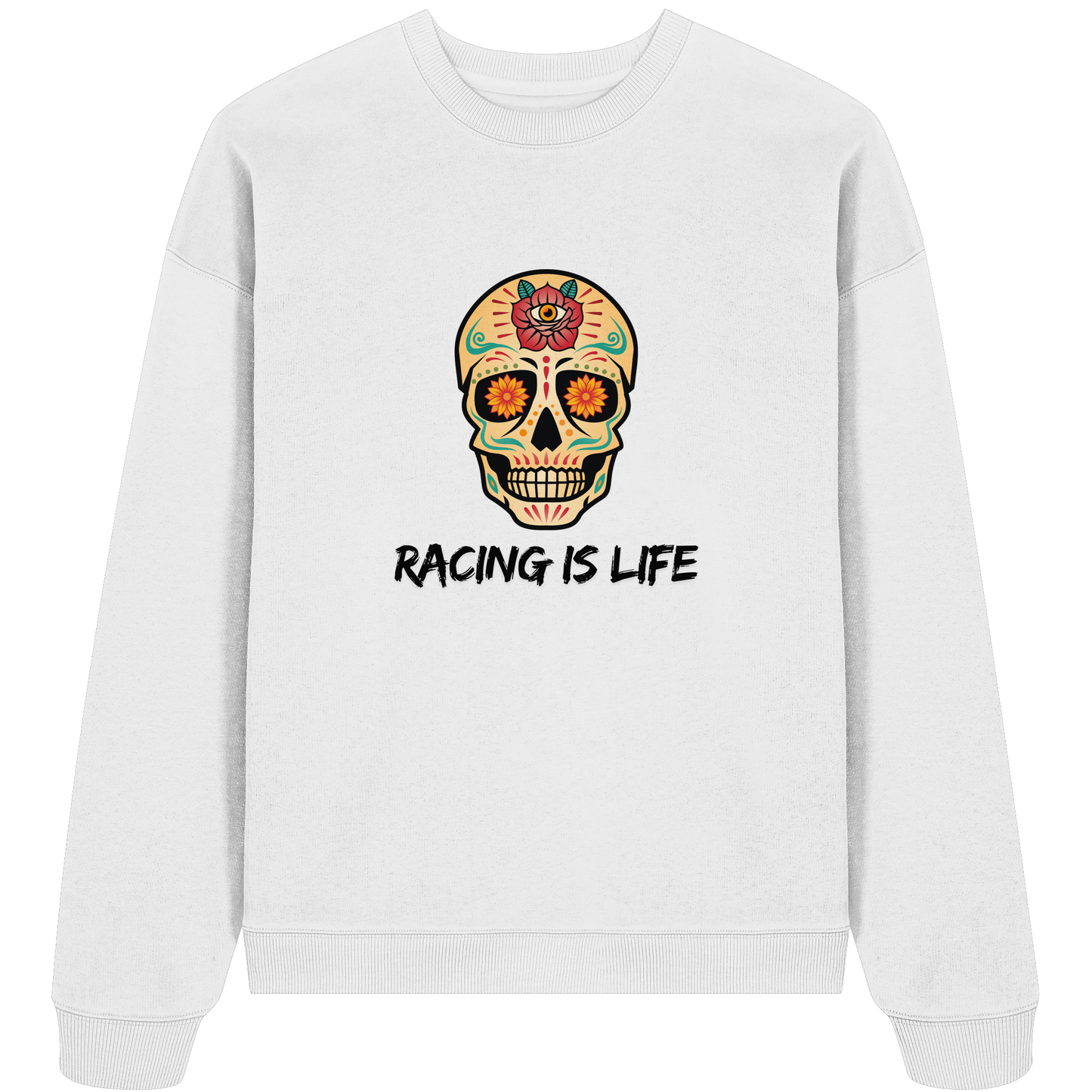 RACING IS LIFE - Organic Oversize Sweatshirt