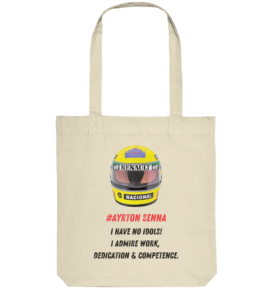 Ayrton Quote - Organic Tote-Bag