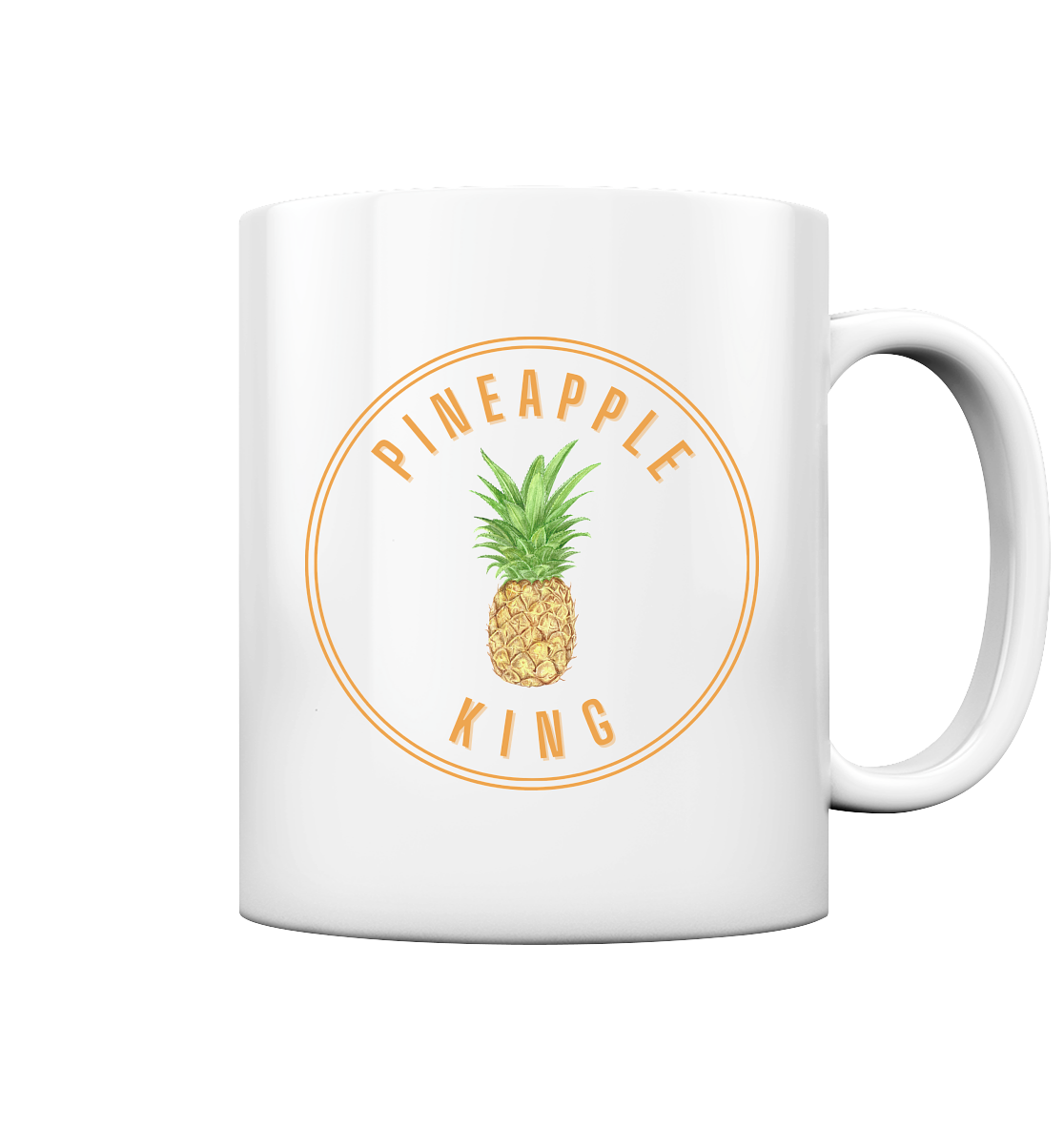 Pineapple King - Mug glossy